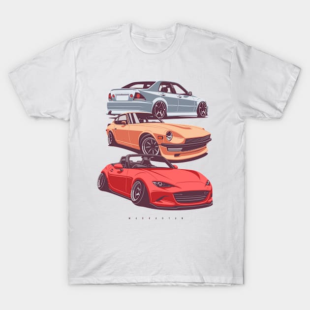 JDM crew - Altezza, 280z, mx5 T-Shirt by Markaryan